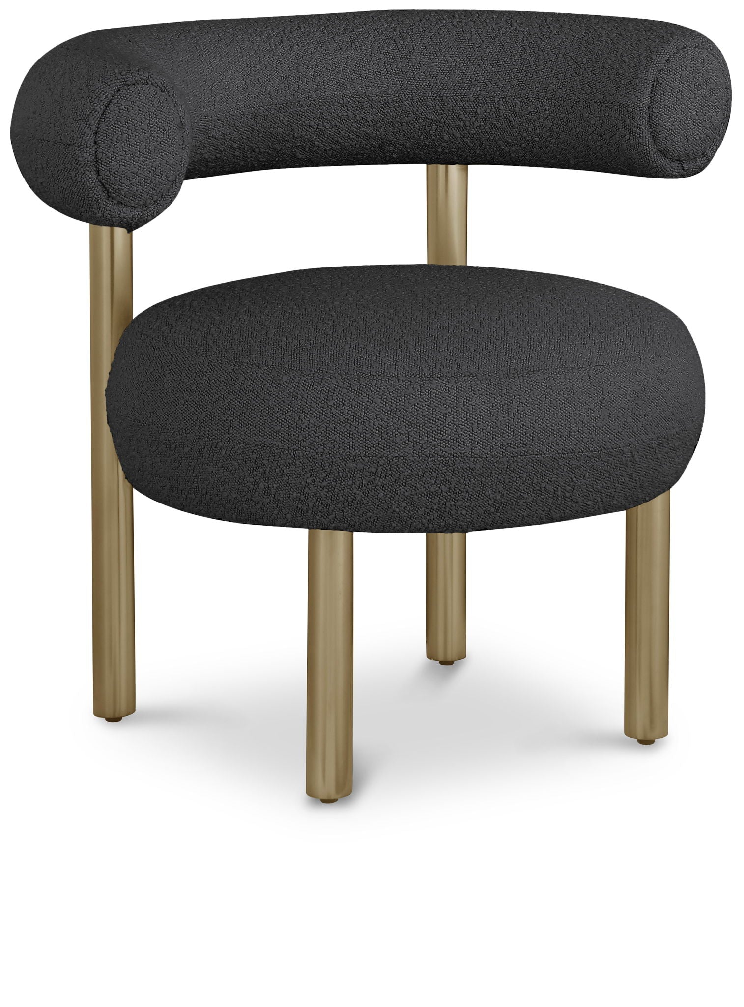 Bordeaux - Boucle Fabric Accent Chair