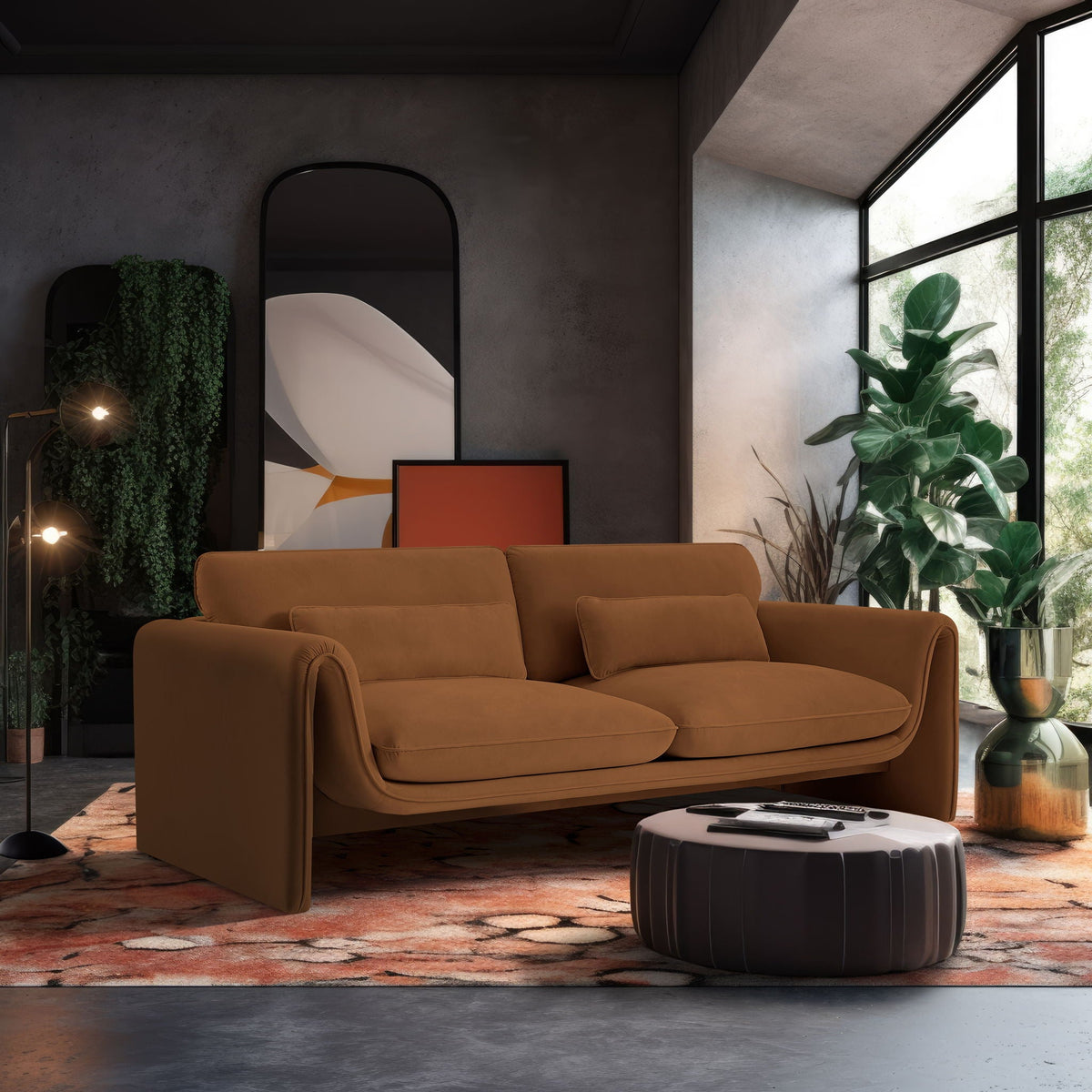 Sloan - Sofa - Saddle