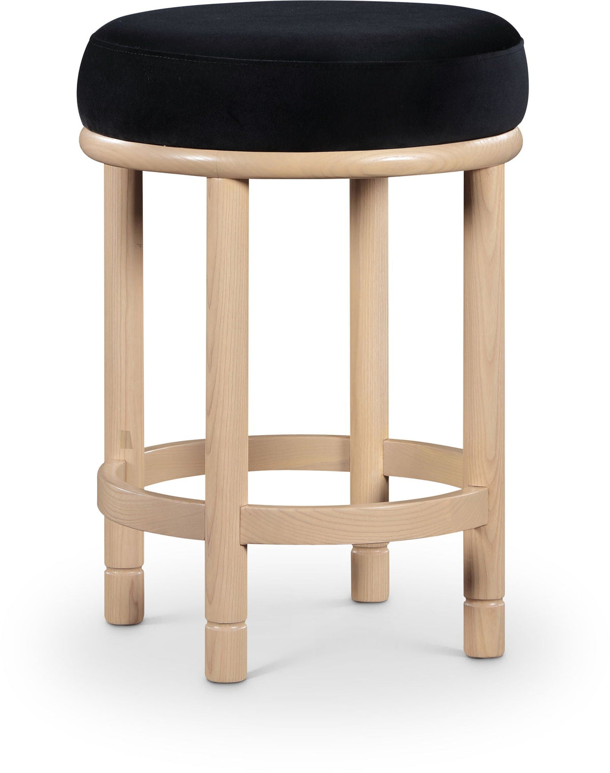 Monette - Counter Stool with Natural Base