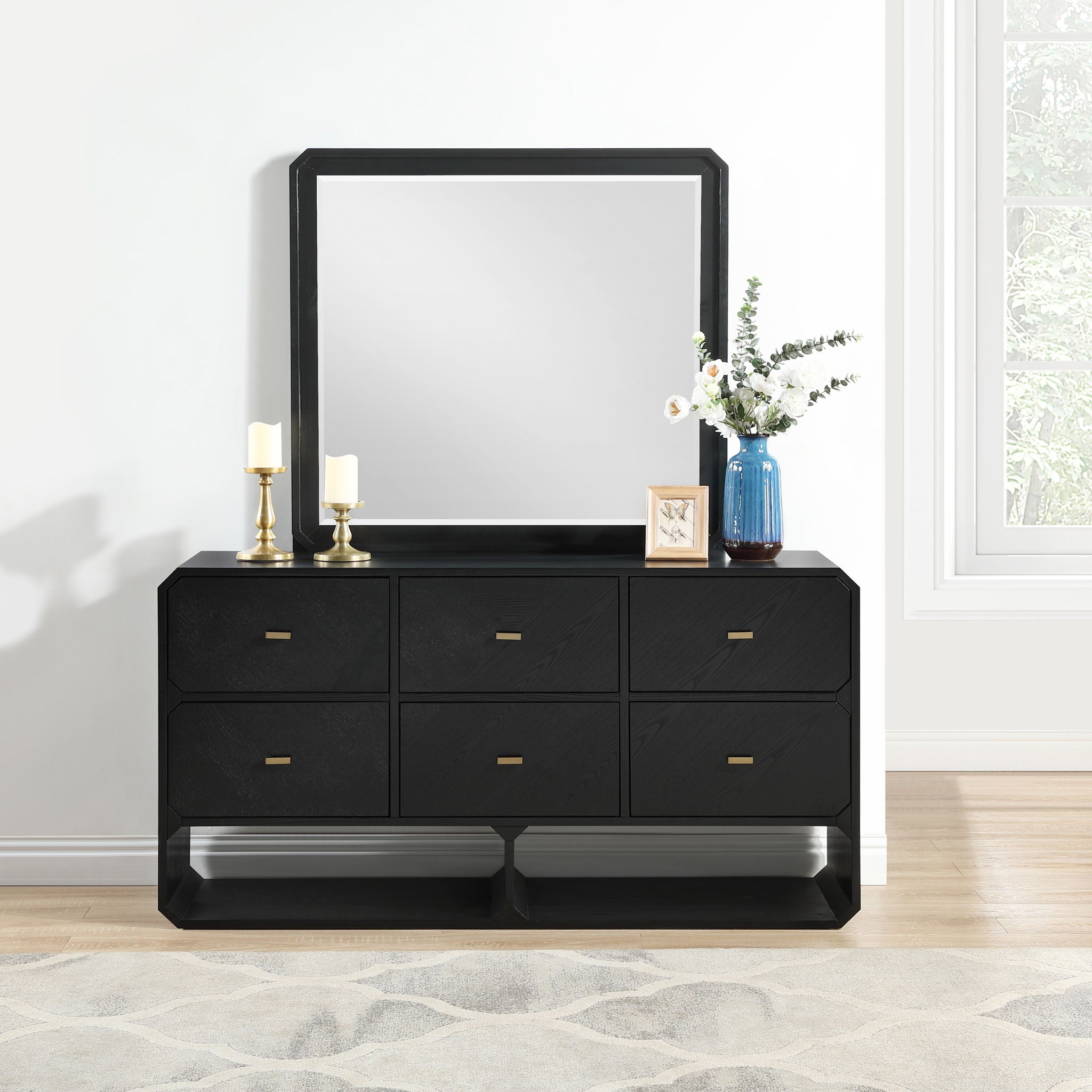Parker - Rubberwood Mirror