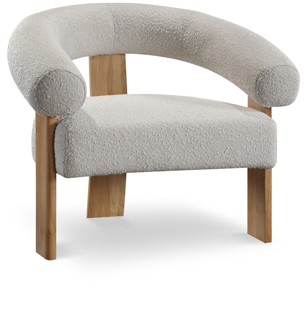 Winston - Accent Chair with Natural Legs