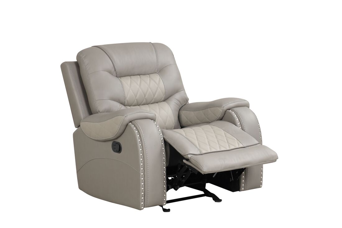 Ashley1004 Oversized 3PC Reclining Set — Drop-Down Table & USB Charging