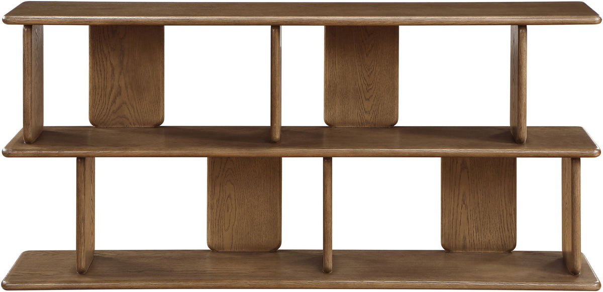Nexa Oak Veneer Media Console — Black, Brown or Natural