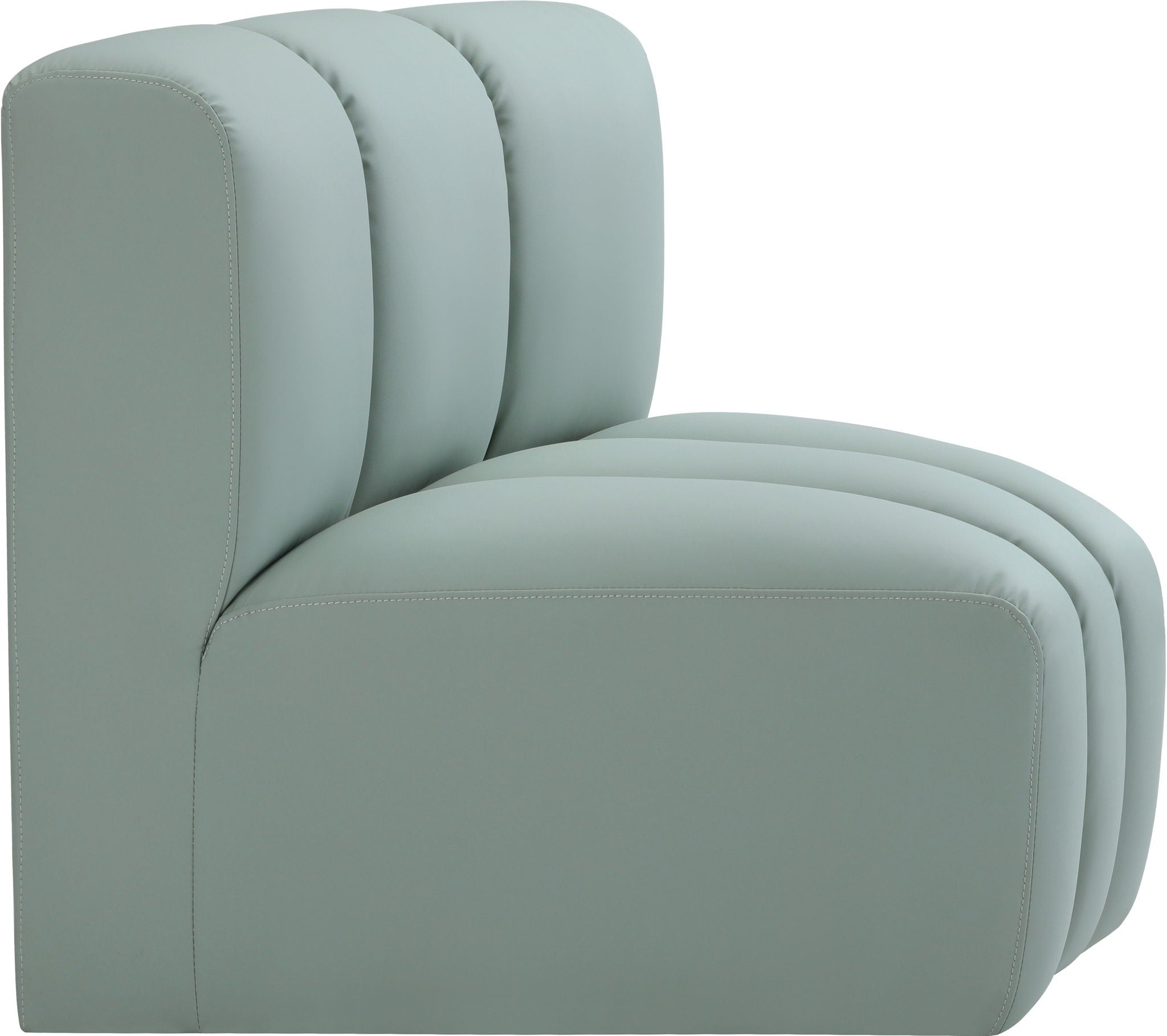 Arc - Faux Leather Curved Corner Chair