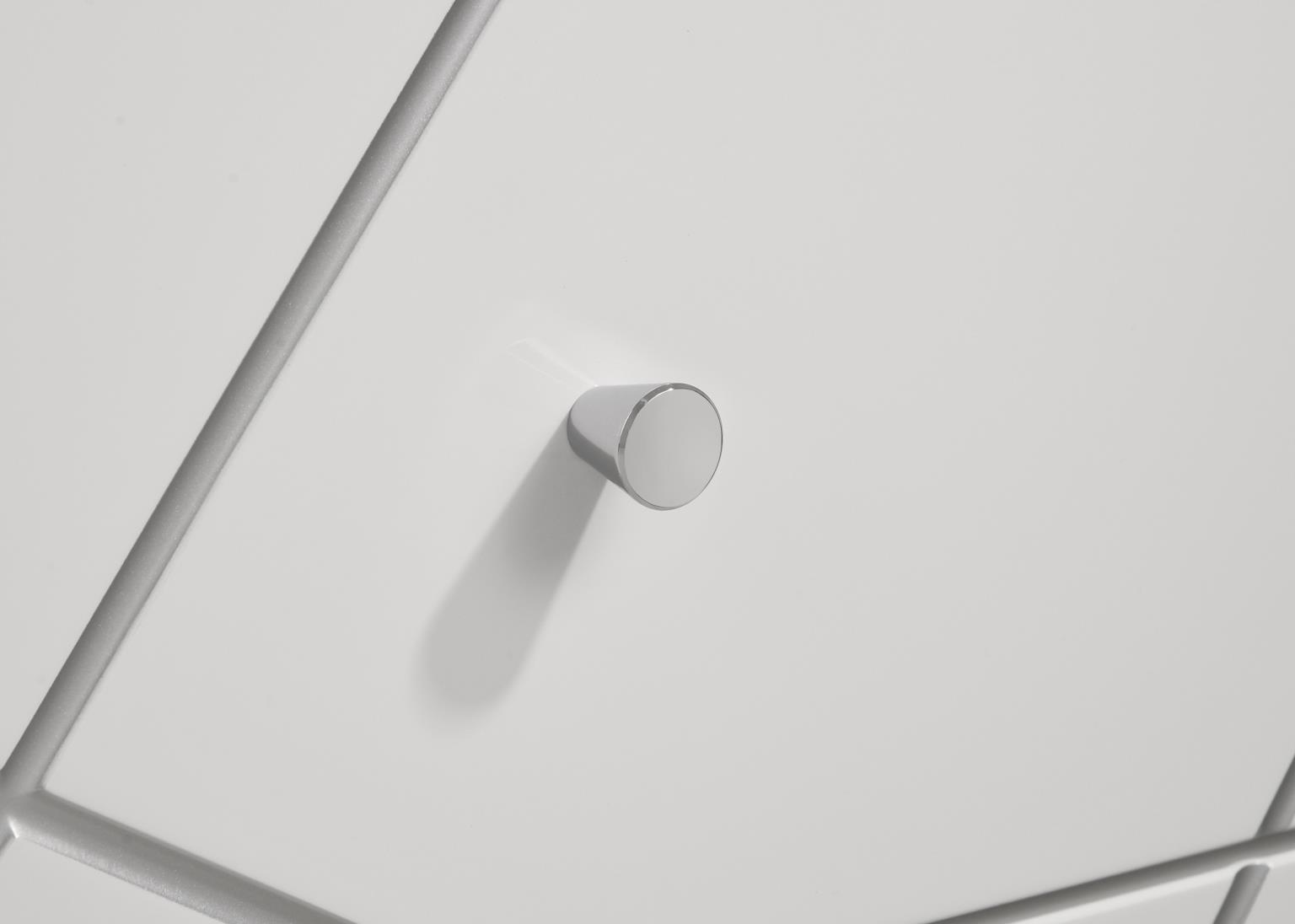 B121 White LED Mirror — 46" Wide