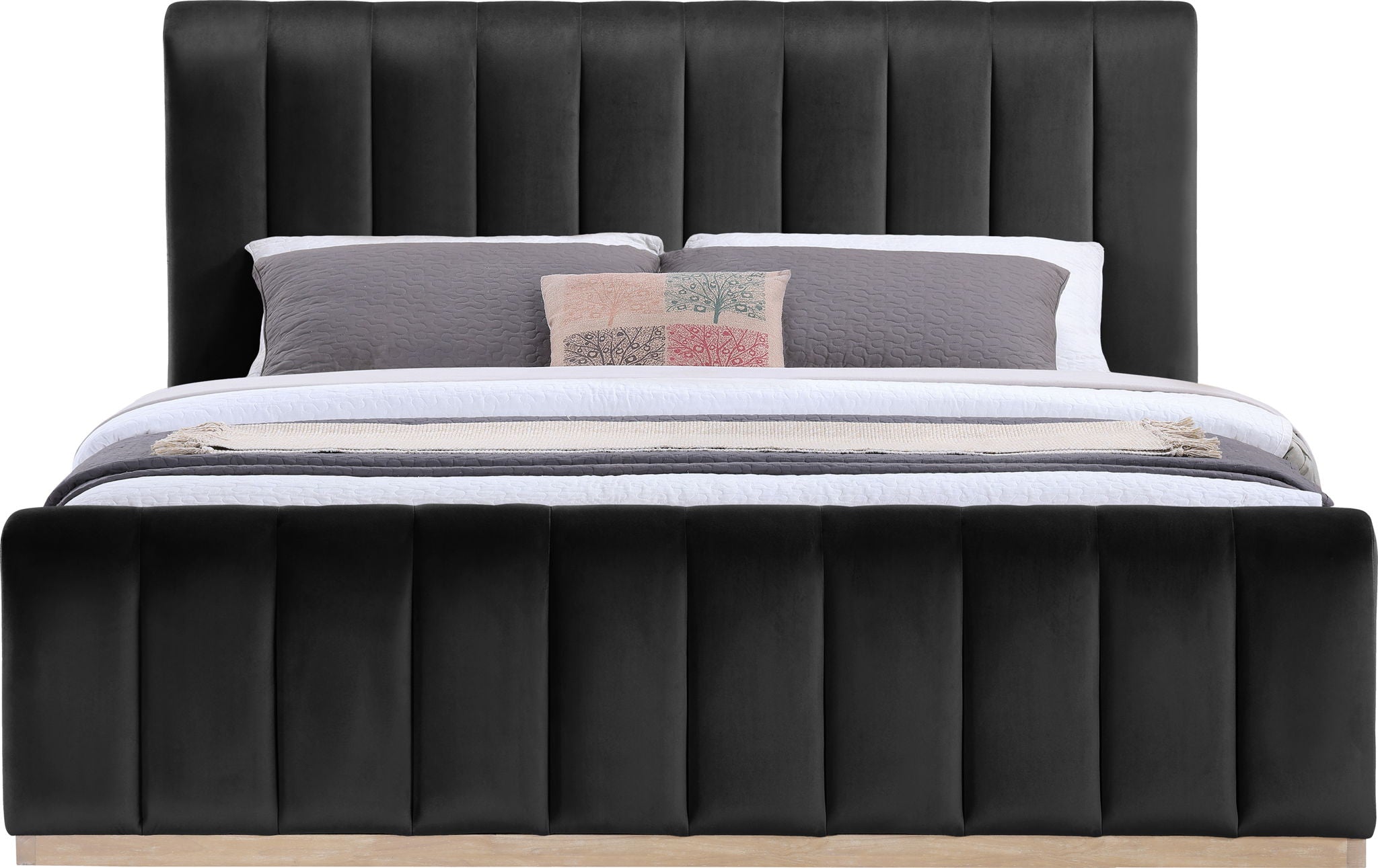 Amara - Velvet Bed