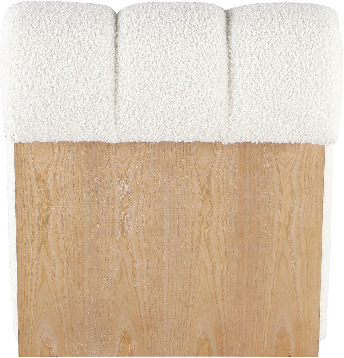 Swoon Faux Sheepskin Accent Chair — Natural Base