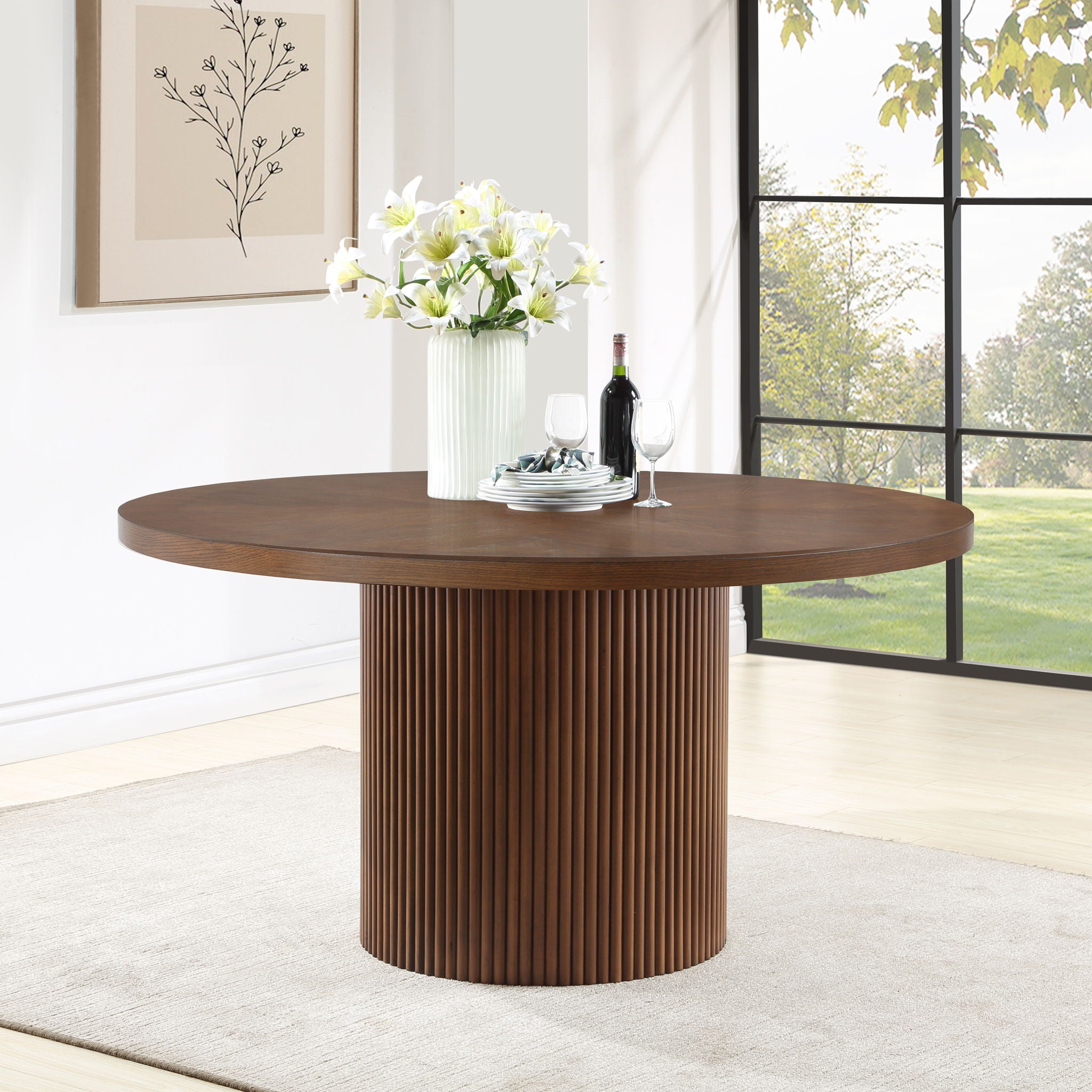 Belinda - Oak Veneer Table