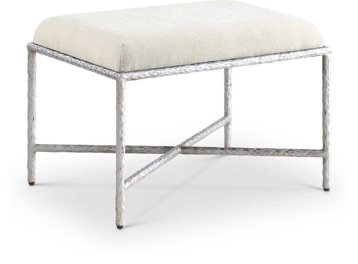 Valley - Bench with Silver Frame