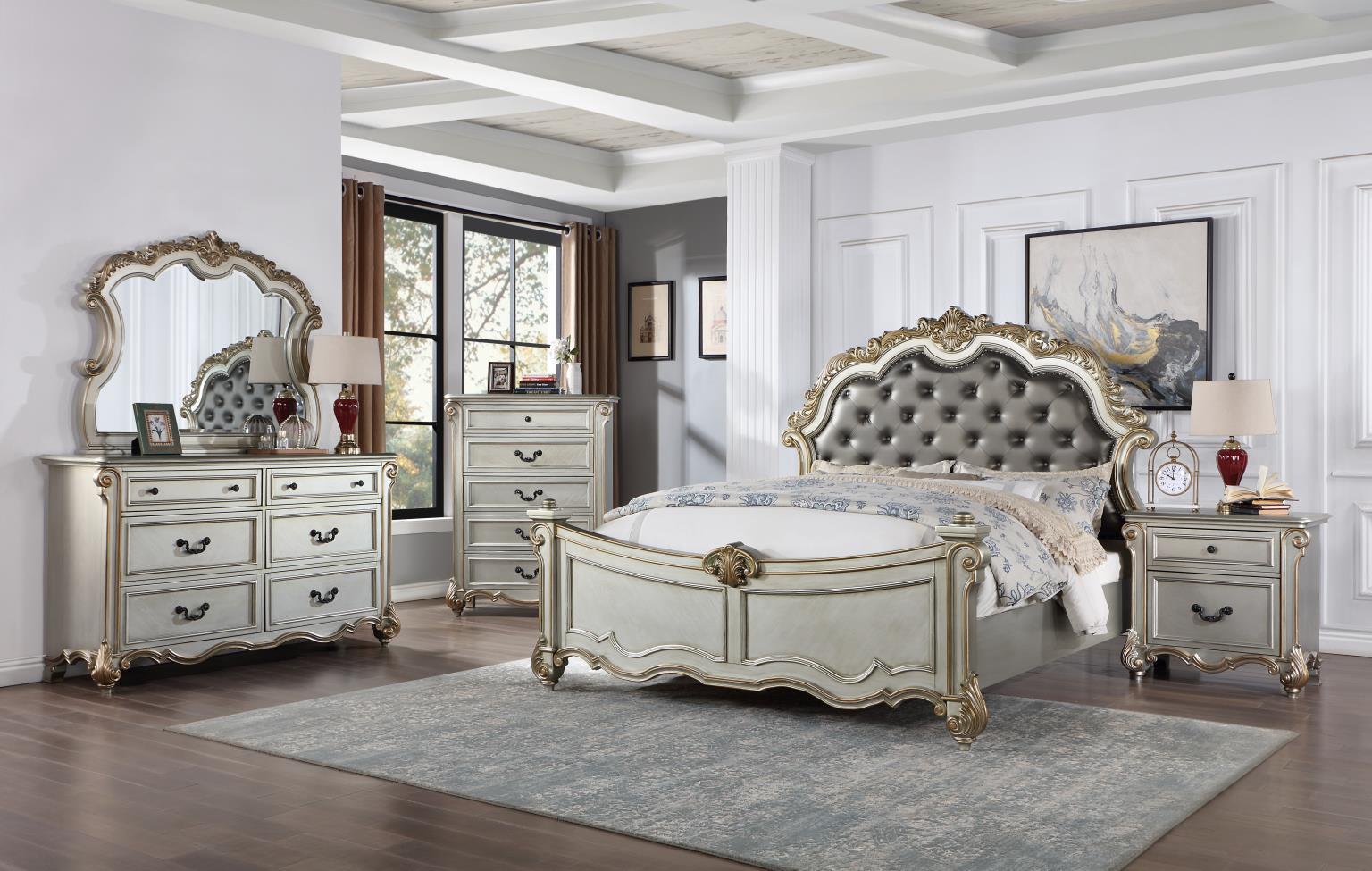 B060 Antique Platinum Chest — 42-Inch Wide