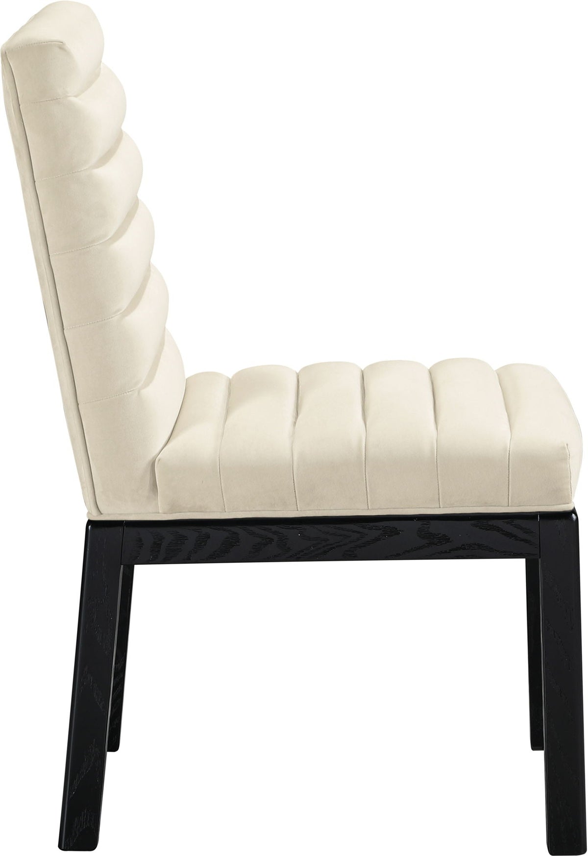 Evelyn - Dining Chair with Black Legs