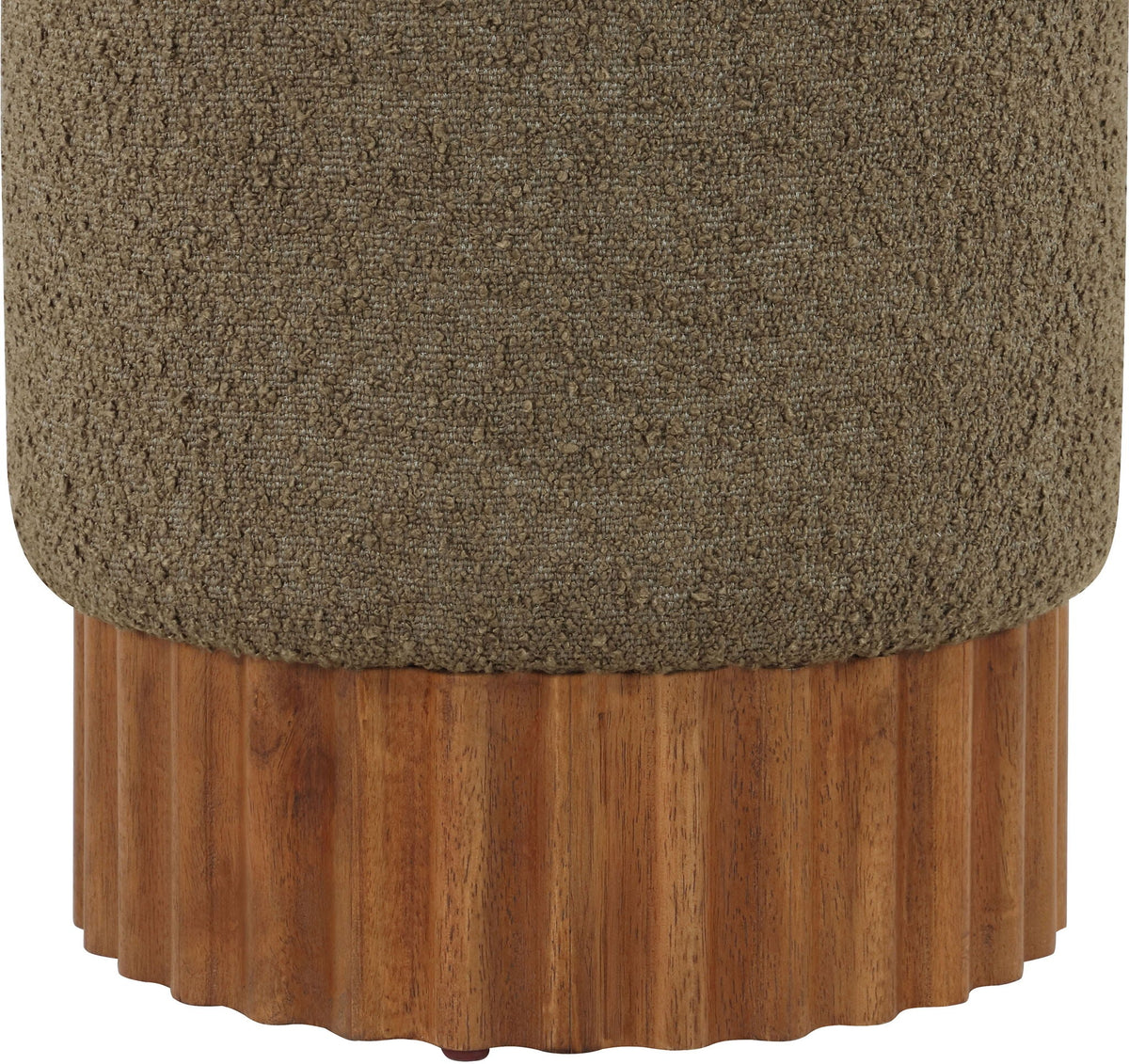 Veranda - Ottoman / Stool with Brown Base