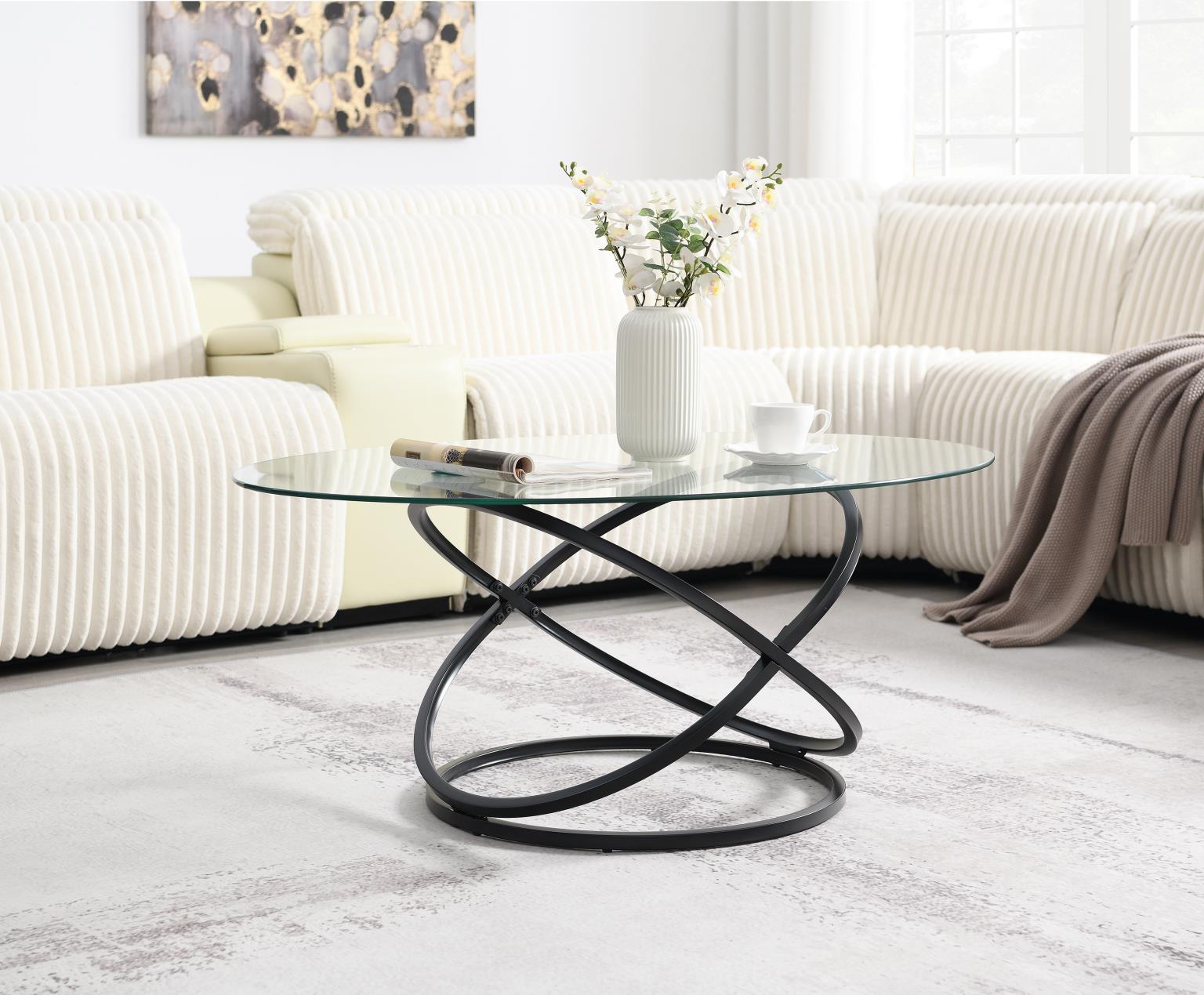 T305 Black Table Set (Set of 3)