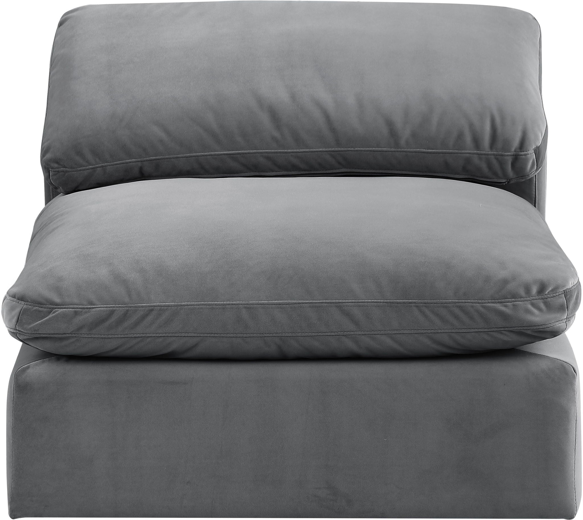 Comfy - Velvet Armless Chair