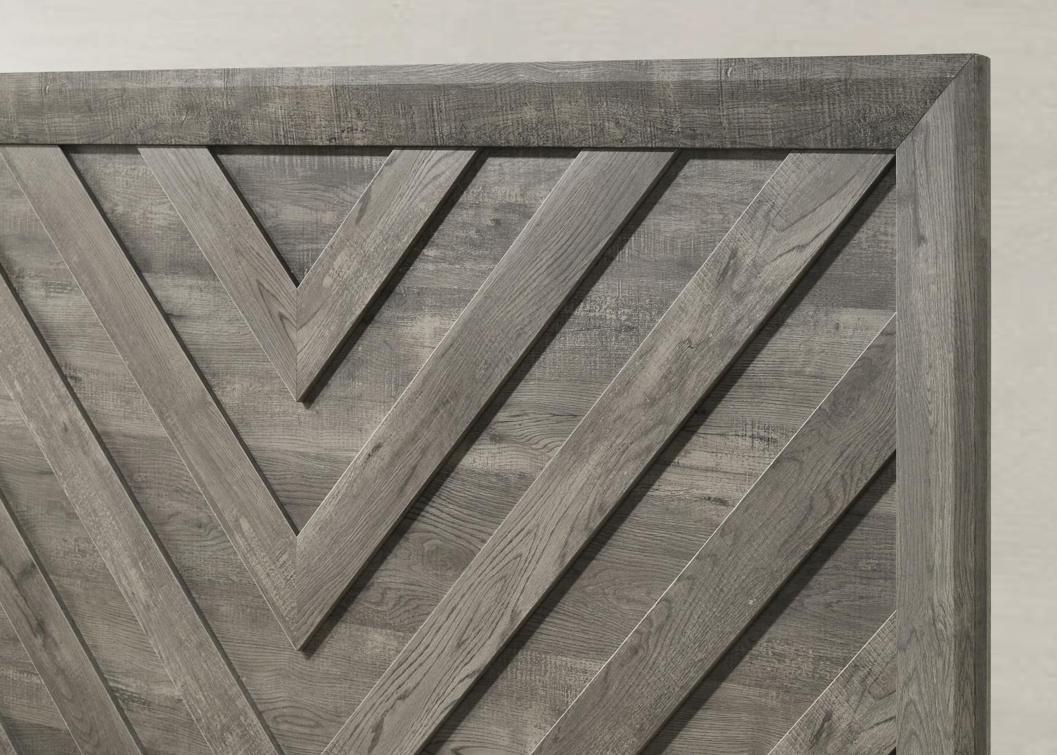 B402 Gray Bed — 84" Wide