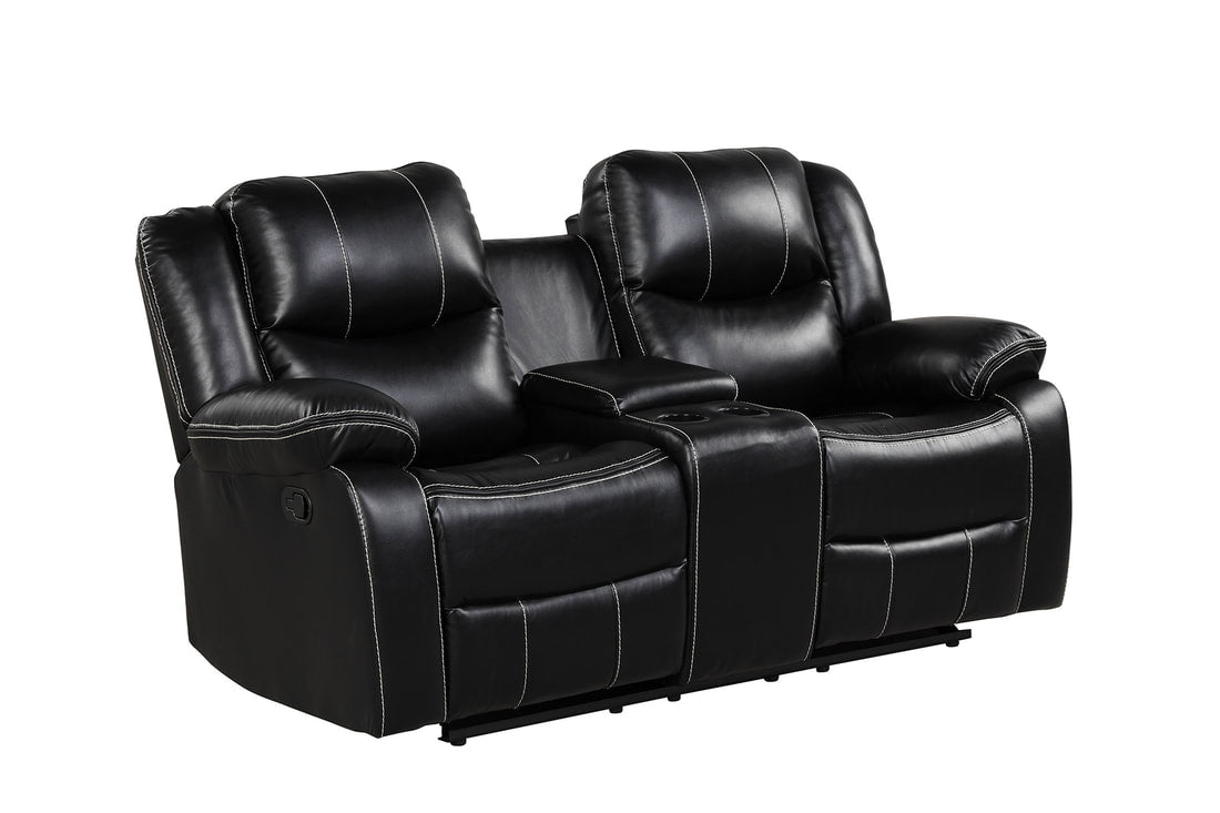 Carter 3PC Reclining Set — Drop-Down Table & Glider Recliner