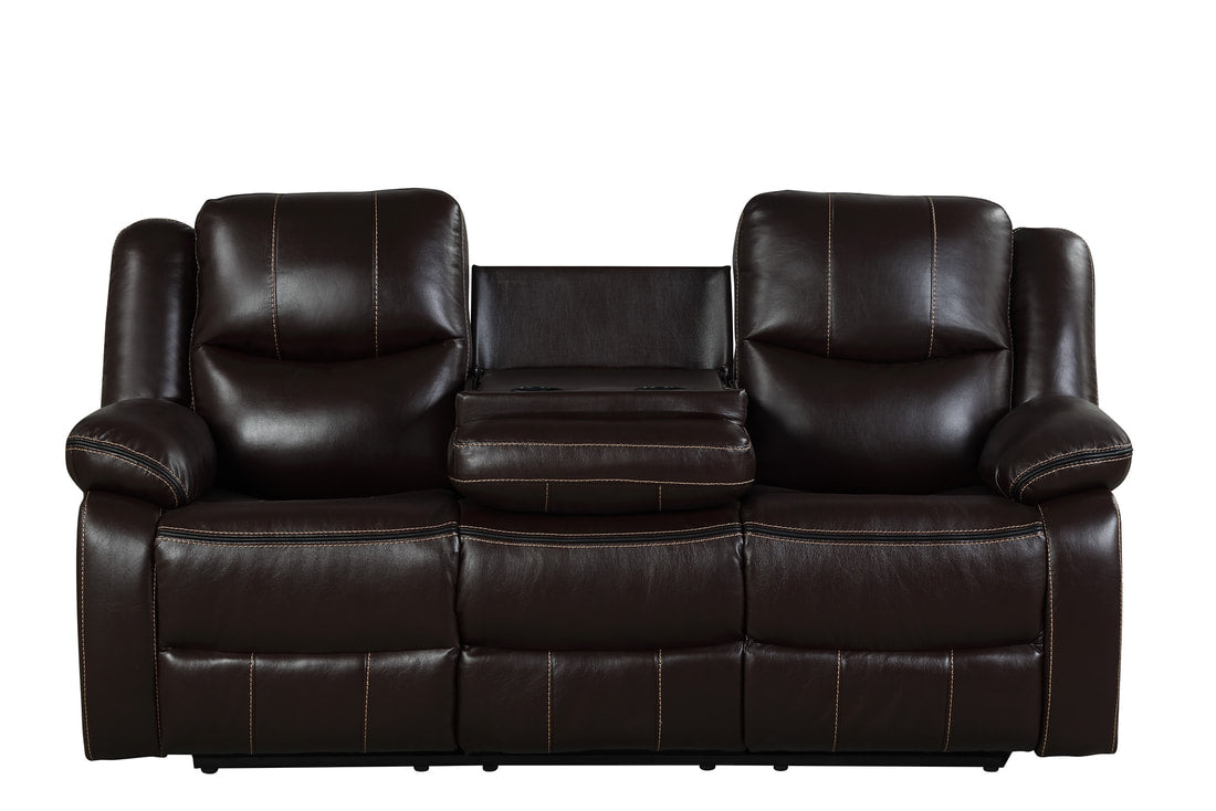 Carter 3PC Reclining Set — Drop-Down Table & Glider Recliner