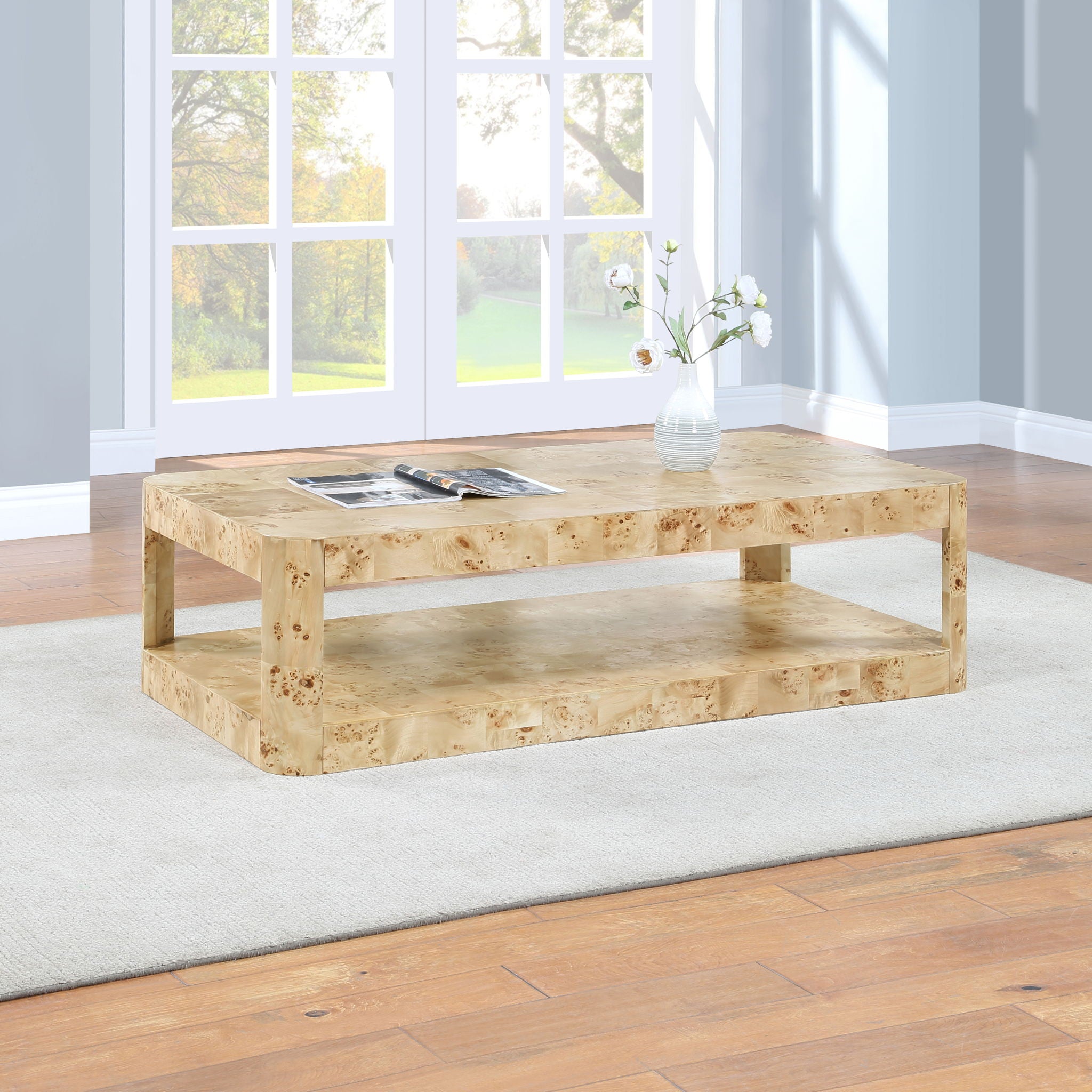 Reeves - Burl Wood Table