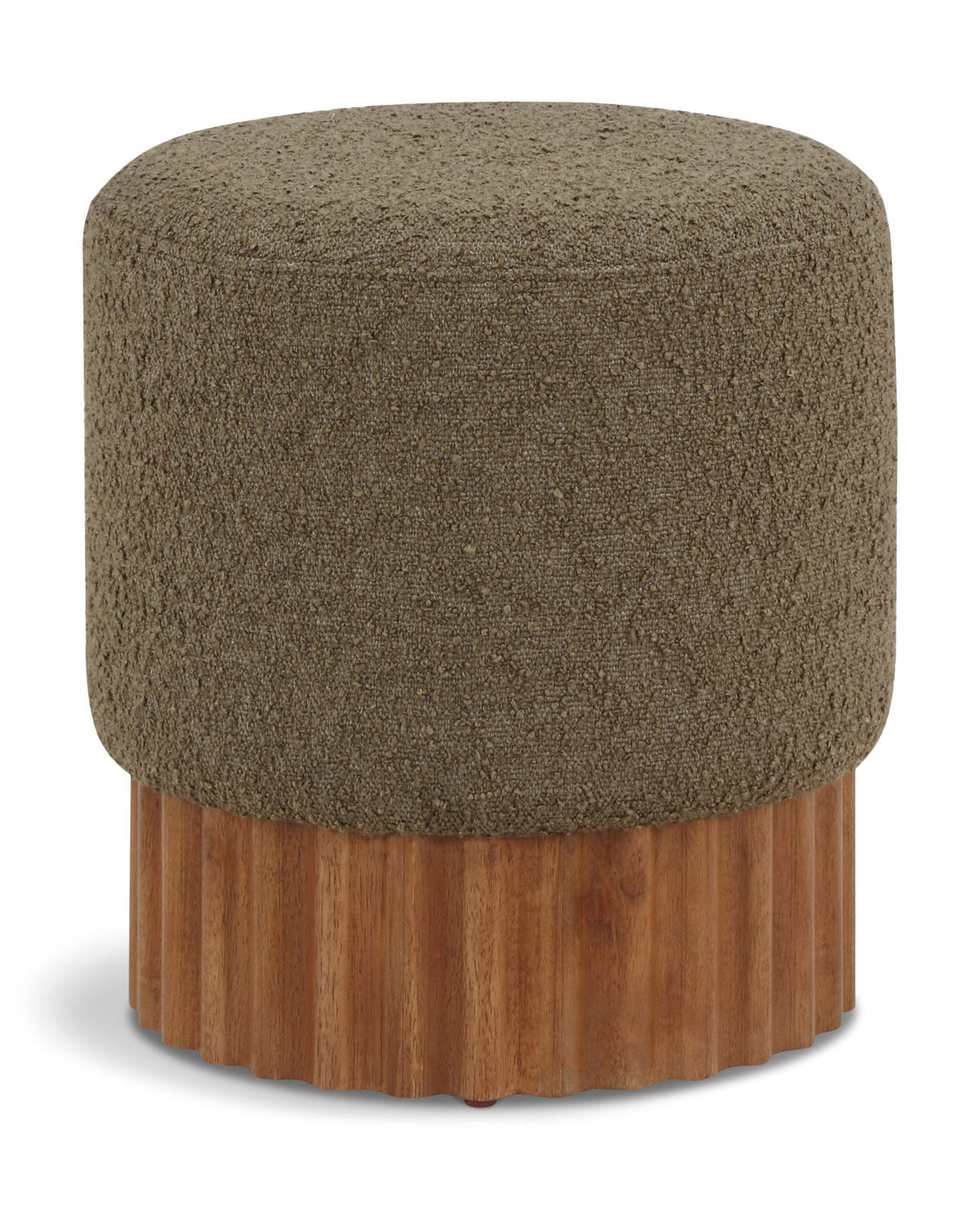 Veranda - Ottoman / Stool with Brown Base