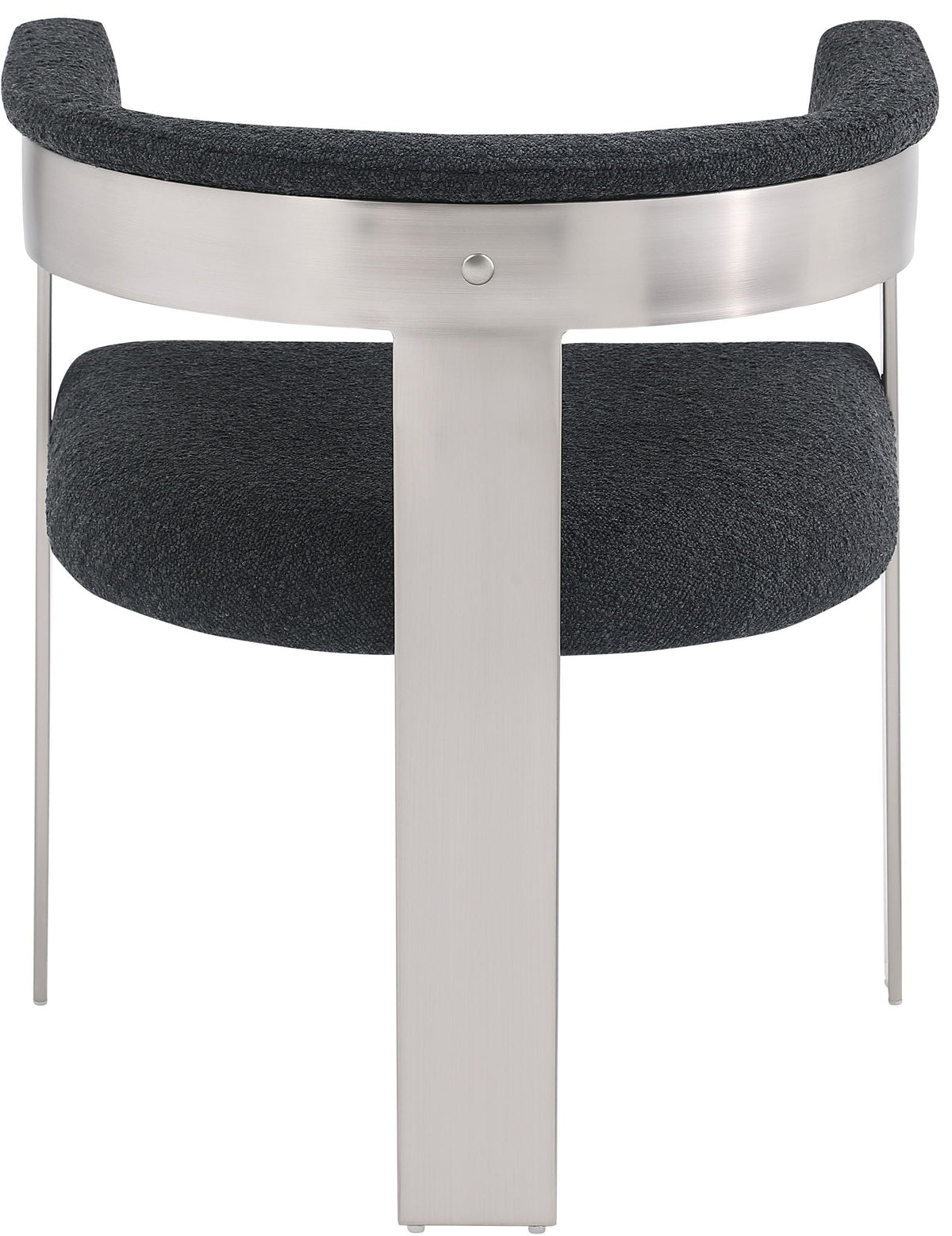 Romeo - Boucle Dining Chair (Set of 2) with Silver Base