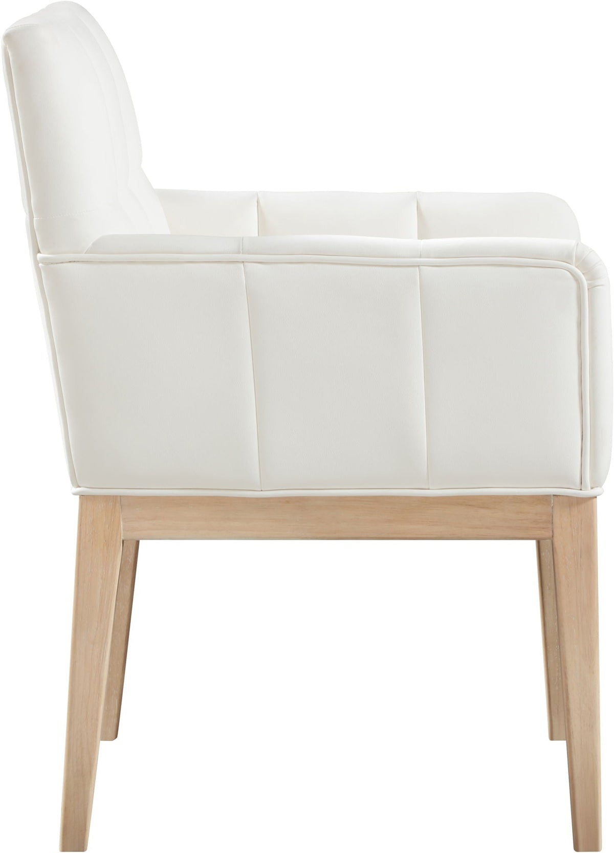 Adrian - Dining Arm Chair (Set of 2) with Light Brown Legs
