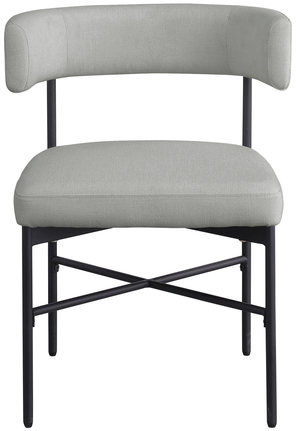 Rivage - Durable Dining Chair (Set of 2) with Black Frame