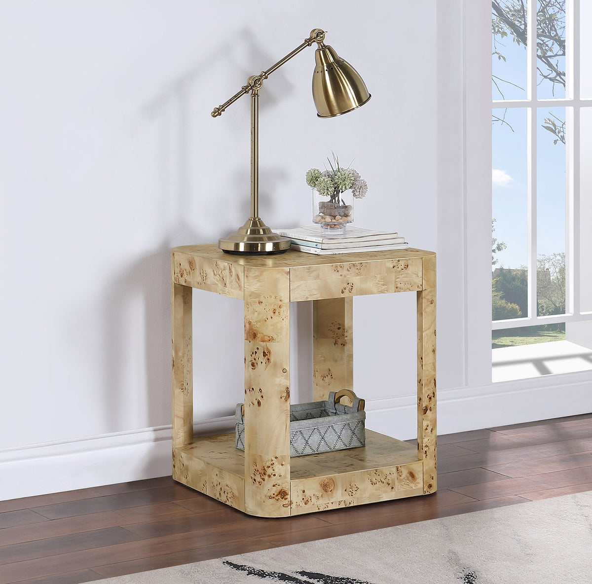 Reeves - Table — Black, Oak or Burl - Table