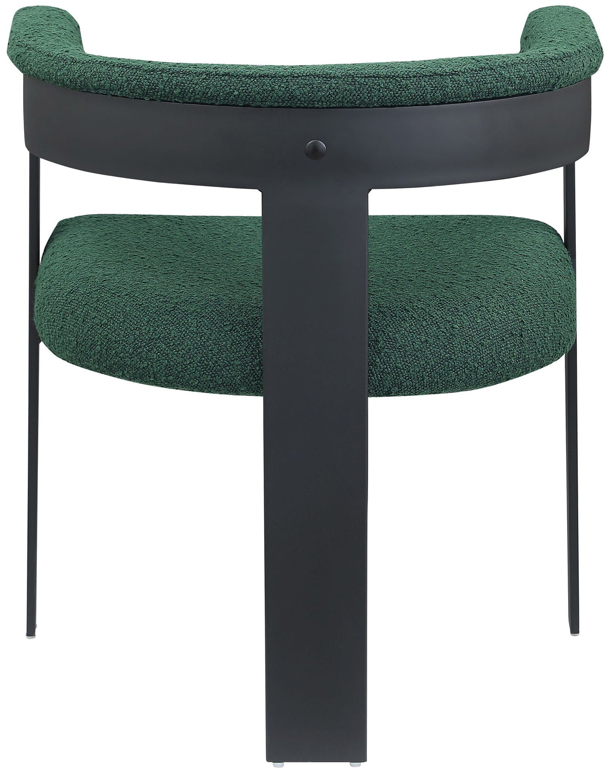 Romeo - Boucle Dining Chair (Set of 2) with Black Base