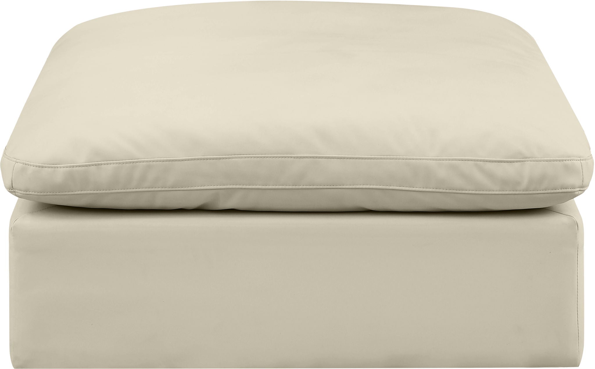 Comfy - Faux Leather Ottoman