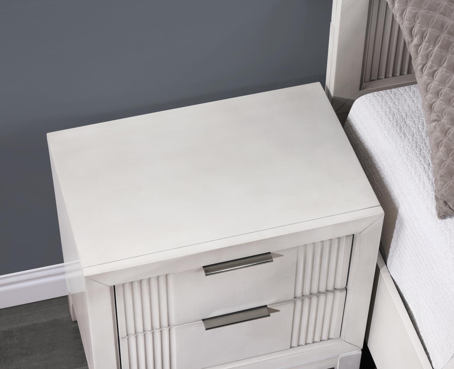 B252 Beige Nightstand — 26-Inch Wide