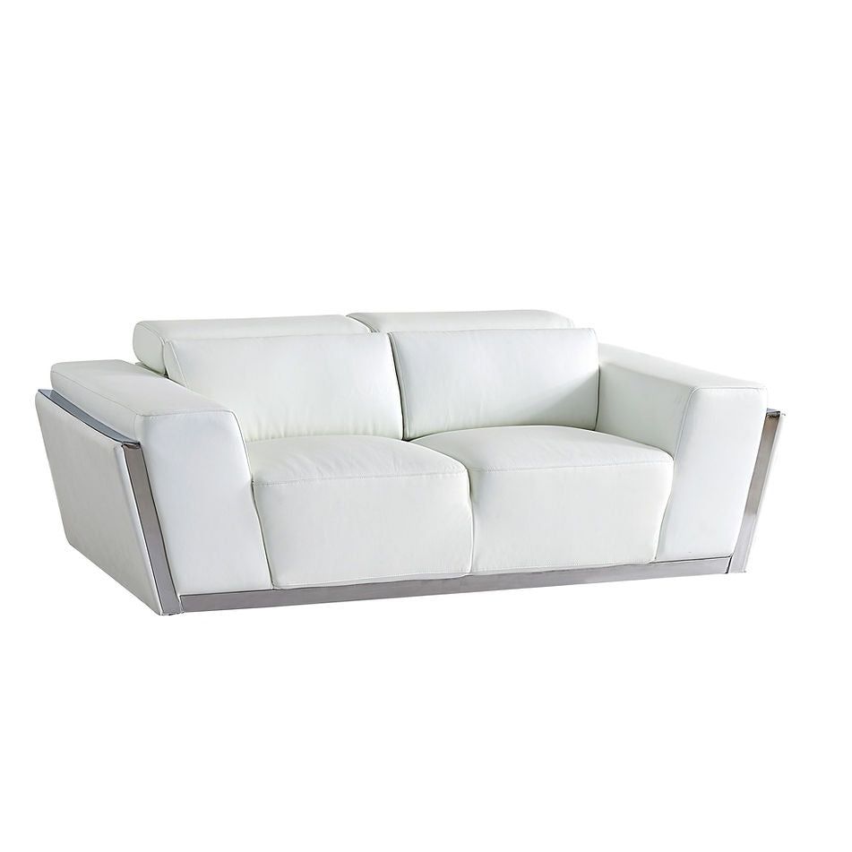 Domo Italian Leather Match Living Room Set