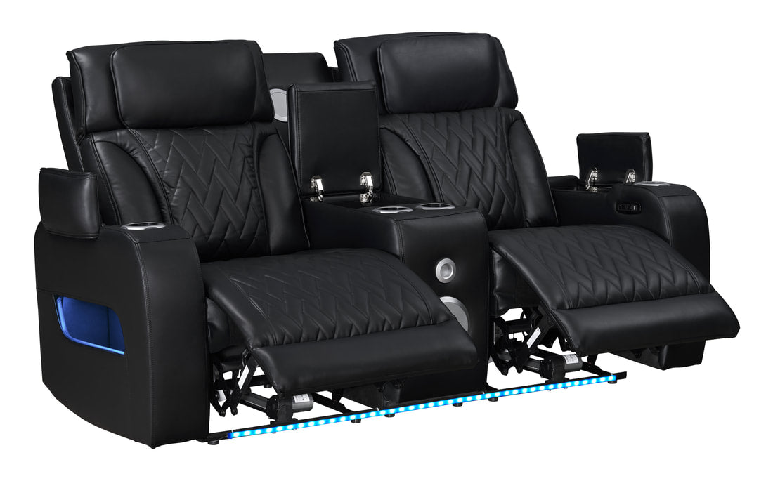 Dubai 3PC Power Reclining Set — Drop-Down Table & Wireless Charging