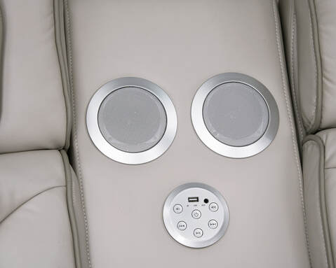Dubai 3PC Power Reclining Set — Drop-Down Table & Wireless Charging