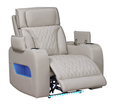 Dubai 3PC Power Reclining Set — Drop-Down Table & Wireless Charging