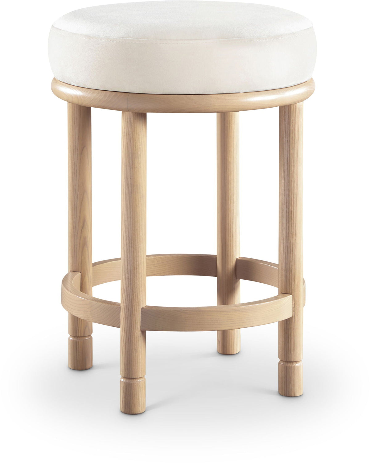 Monette - Counter Stool with Natural Base
