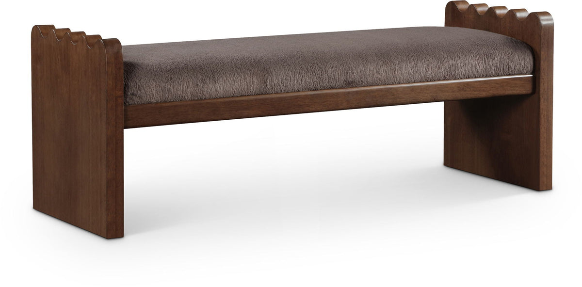 Sonia - Bench with Brown Base