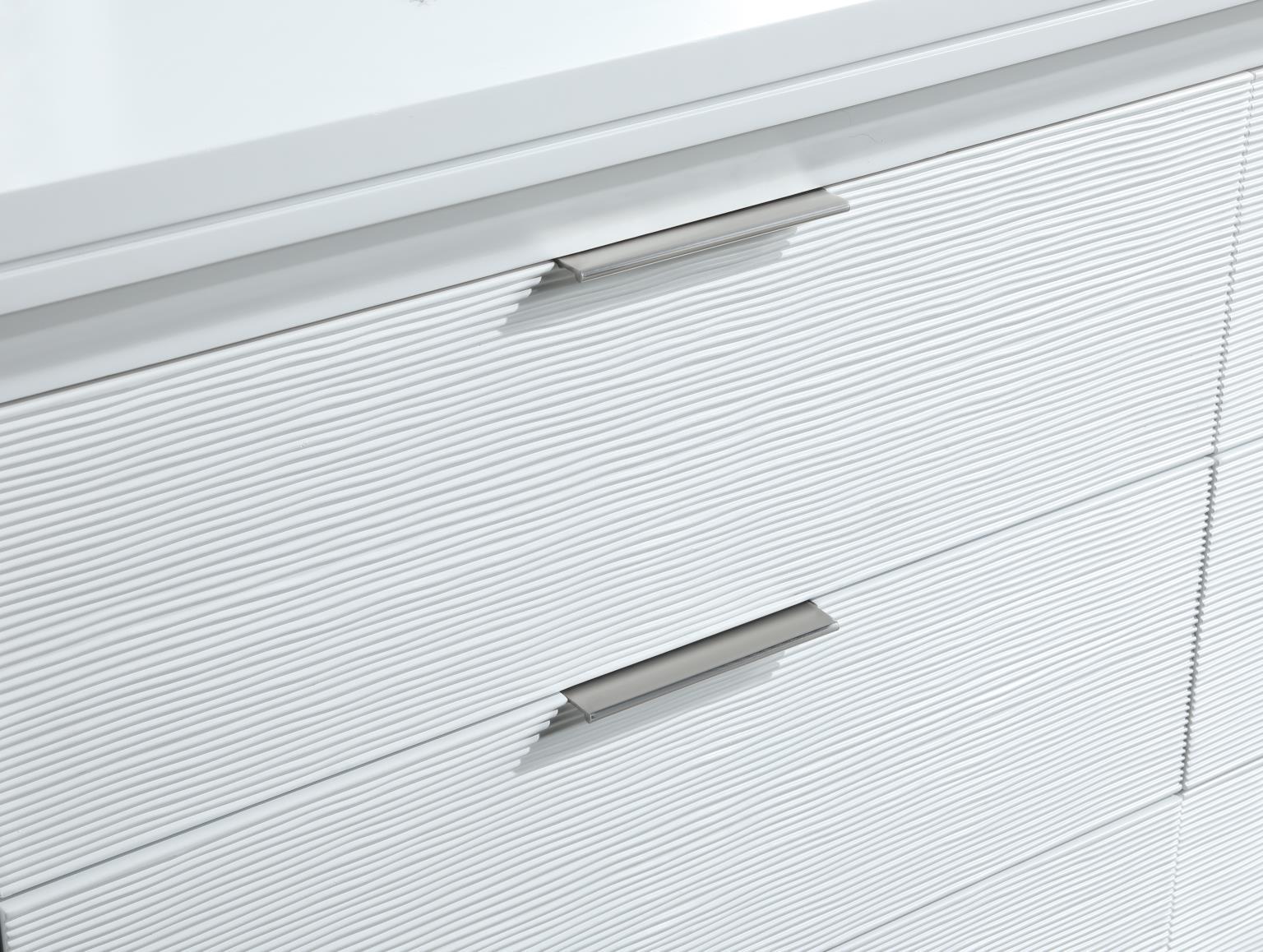 B240 White Dresser — 61 in. wide