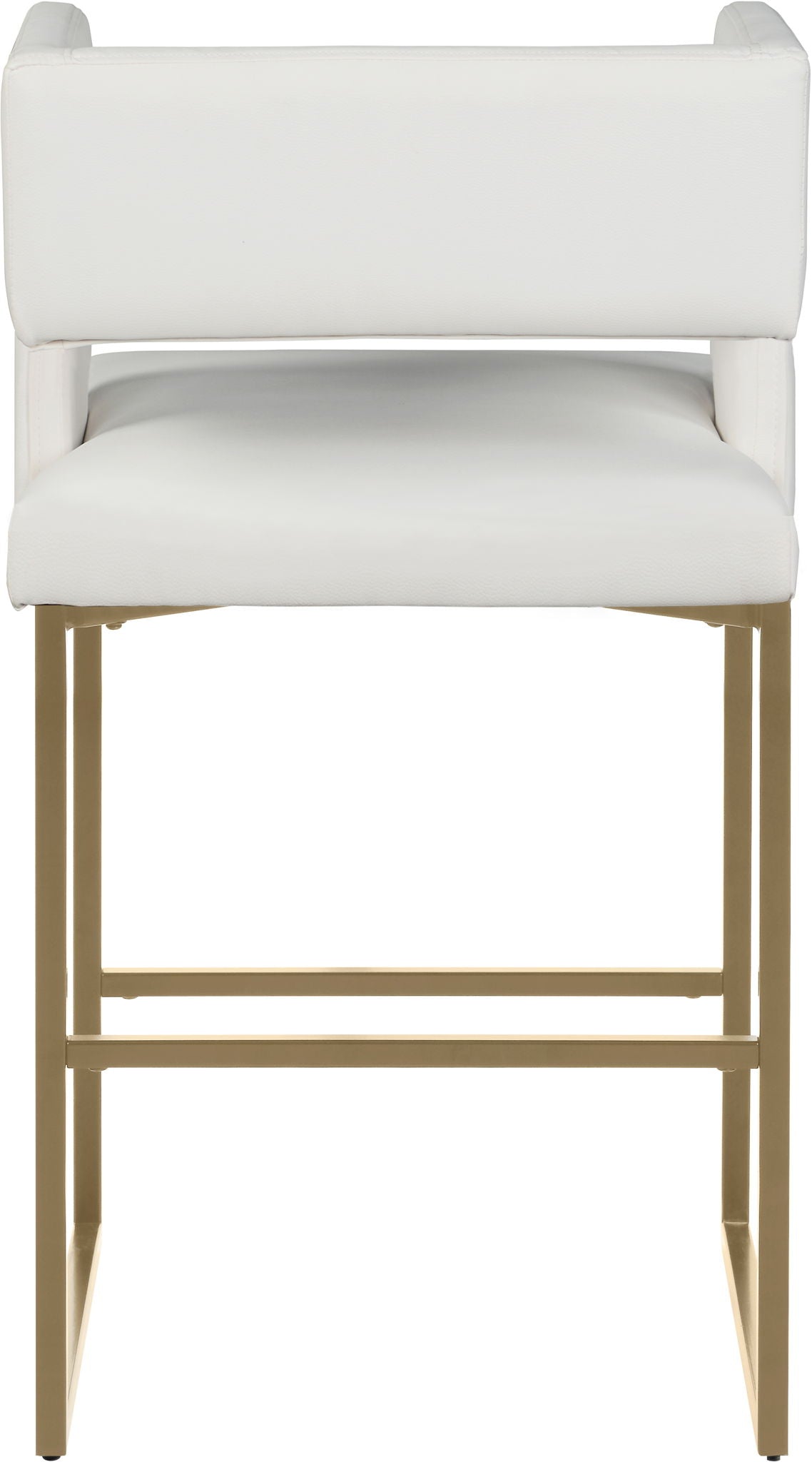 Caleb - Counter Stool (Set of 2) with Gold Legs