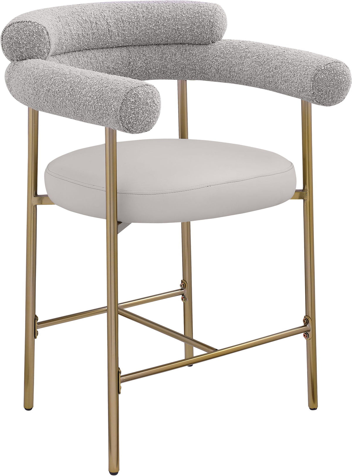 Blake - Counter Stool (Set of 2) with Bronze Legs