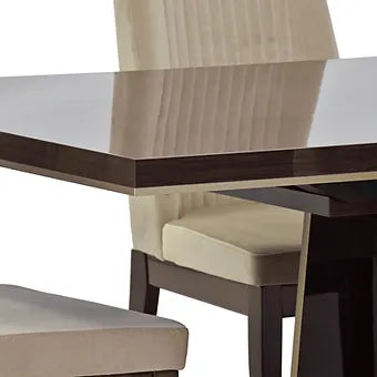 Eva Dining Collection — Extension Table & Upholstered Chairs
