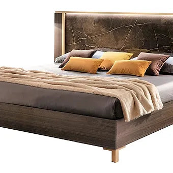 Essenza High Gloss Bedroom Set — Italian Made with LED Bed