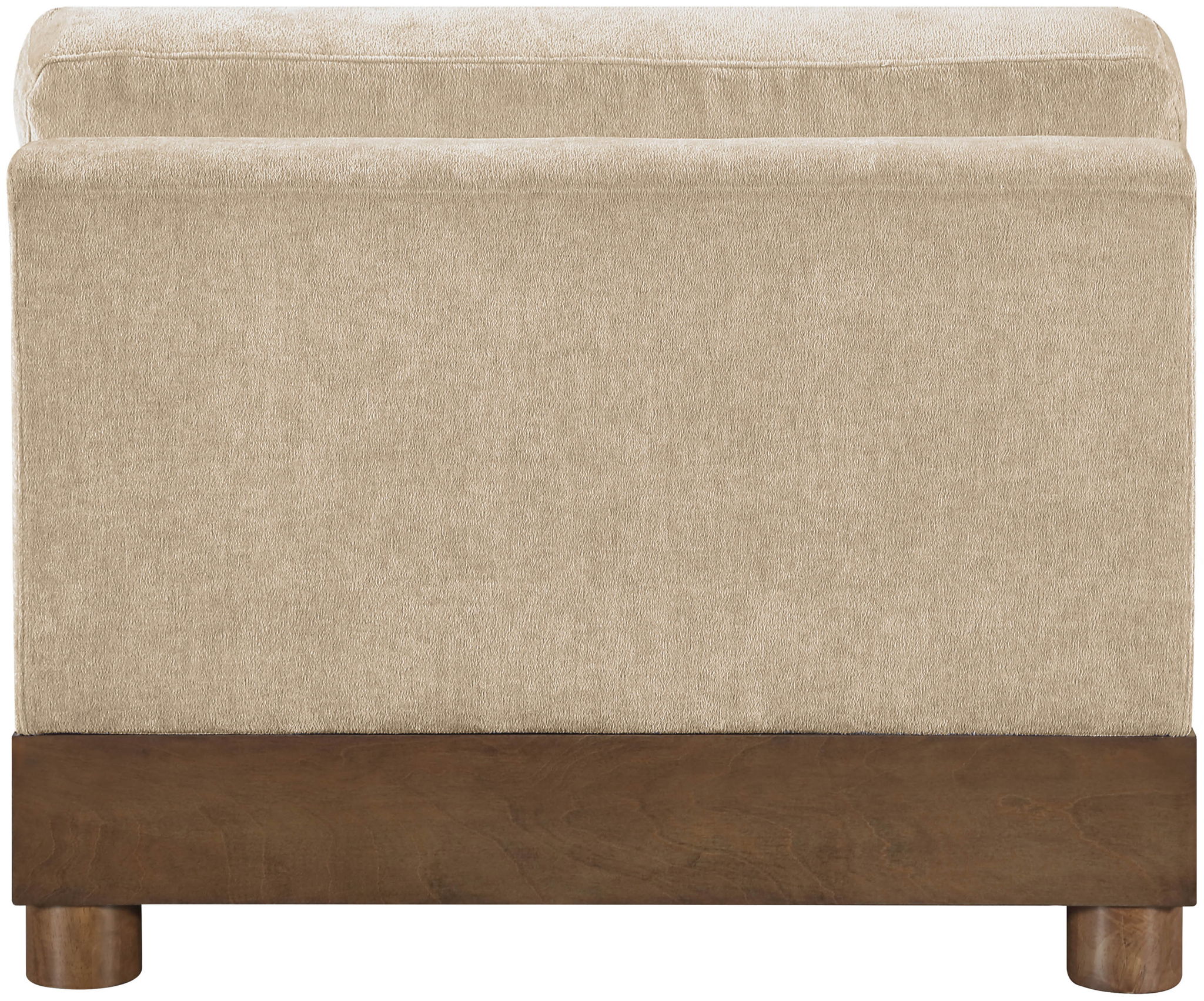 Turin - Chenille Fabric Upholstered Modular Armless Chair