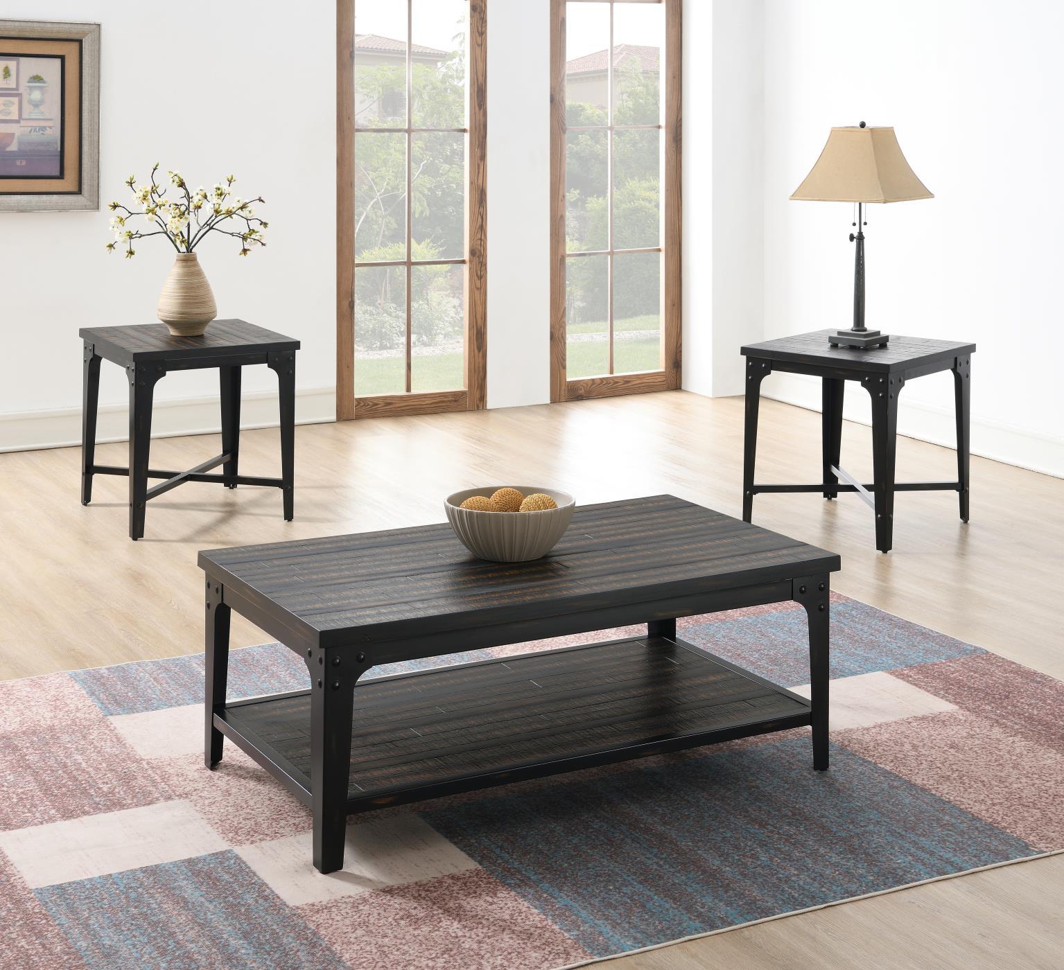 T110 Dark Brown Lift-Top Coffee Table — 48-Inch Wide
