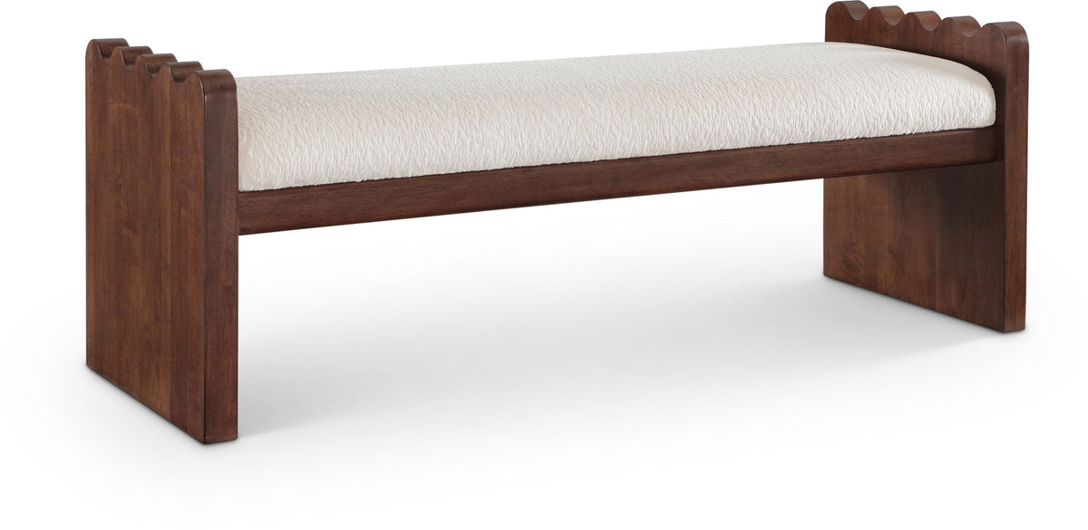 Sonia - Bench with Brown Base
