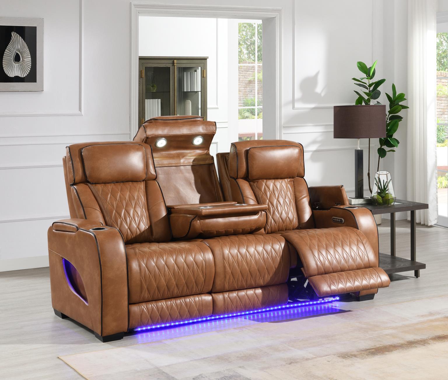 U72 Brown Living Room Set