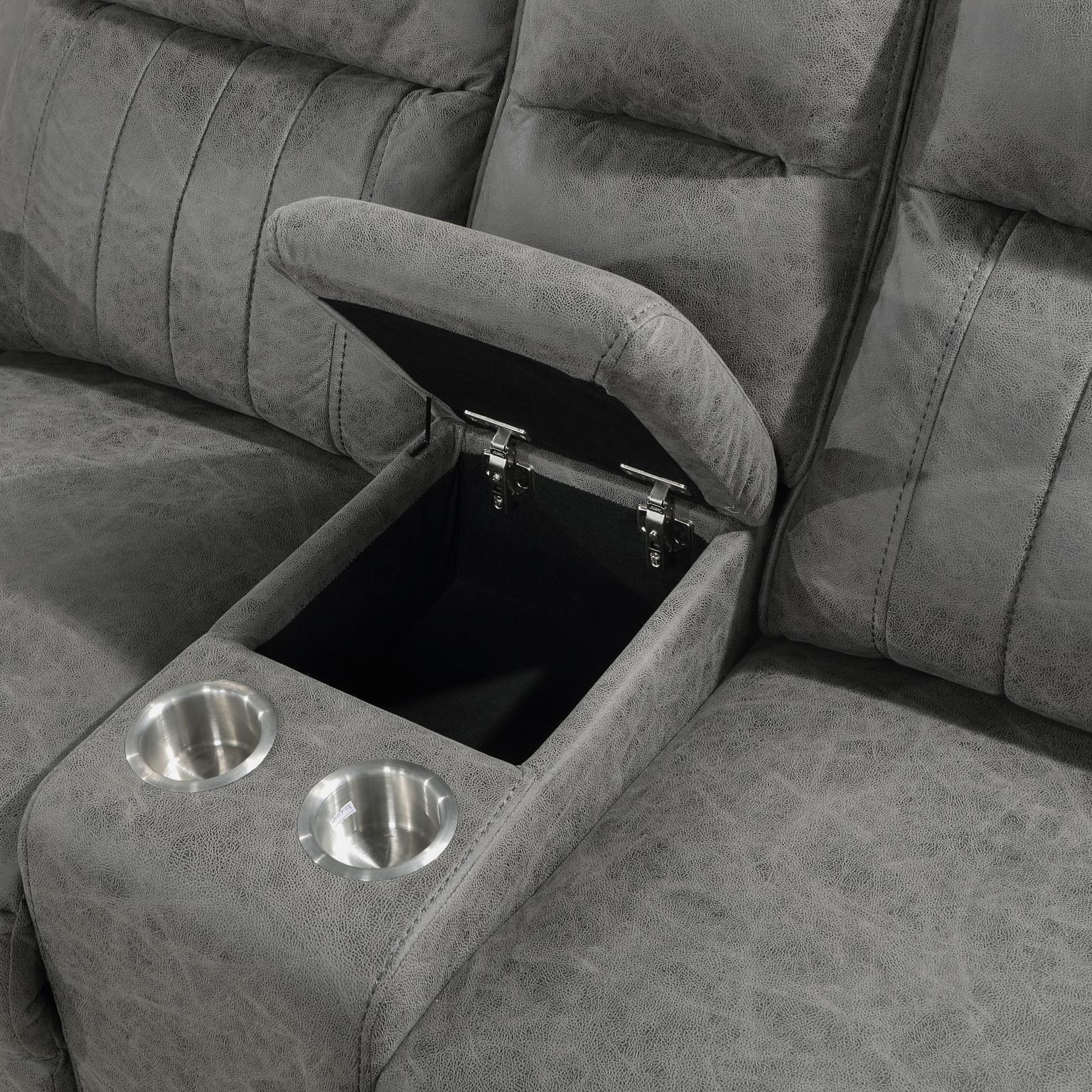 U172 - Motion Loveseat - Gray