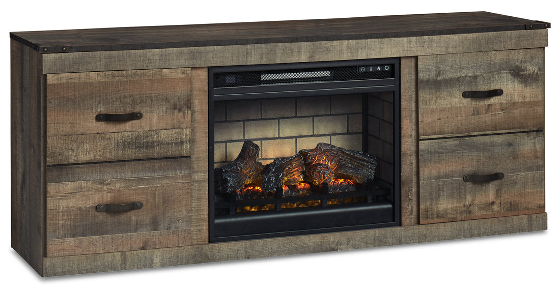 EW0446-268 TV Stand — 60-Inch with Optional Fireplace