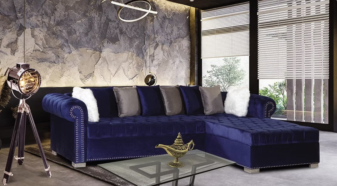 S8186 Milan Sectional (Blue)
