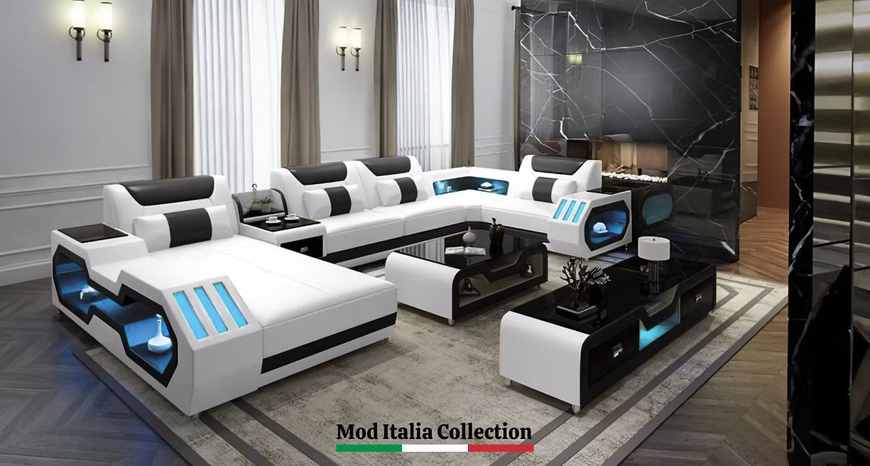 MI-9916 Matrix Sectional (White)