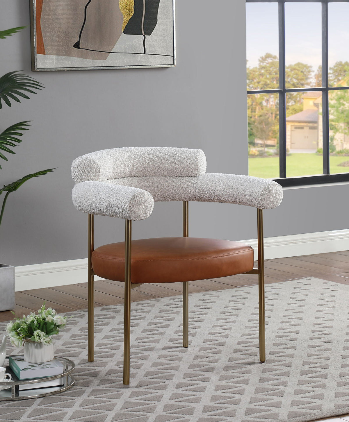 Blake - Dining Chair (Set of 2) with Bronze Legs